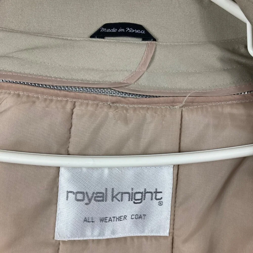 Mens Royal Knight Thermolite All Weather Trench Coat 44 Reg Like‎ New